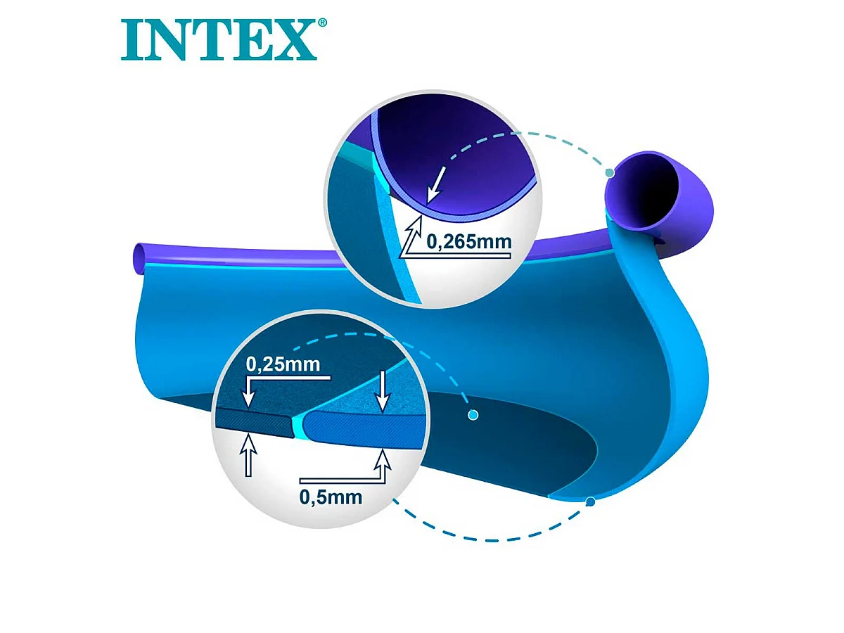Kit Piscine Hors-Sol Autoportante "Easy" 305x76cm Bleu