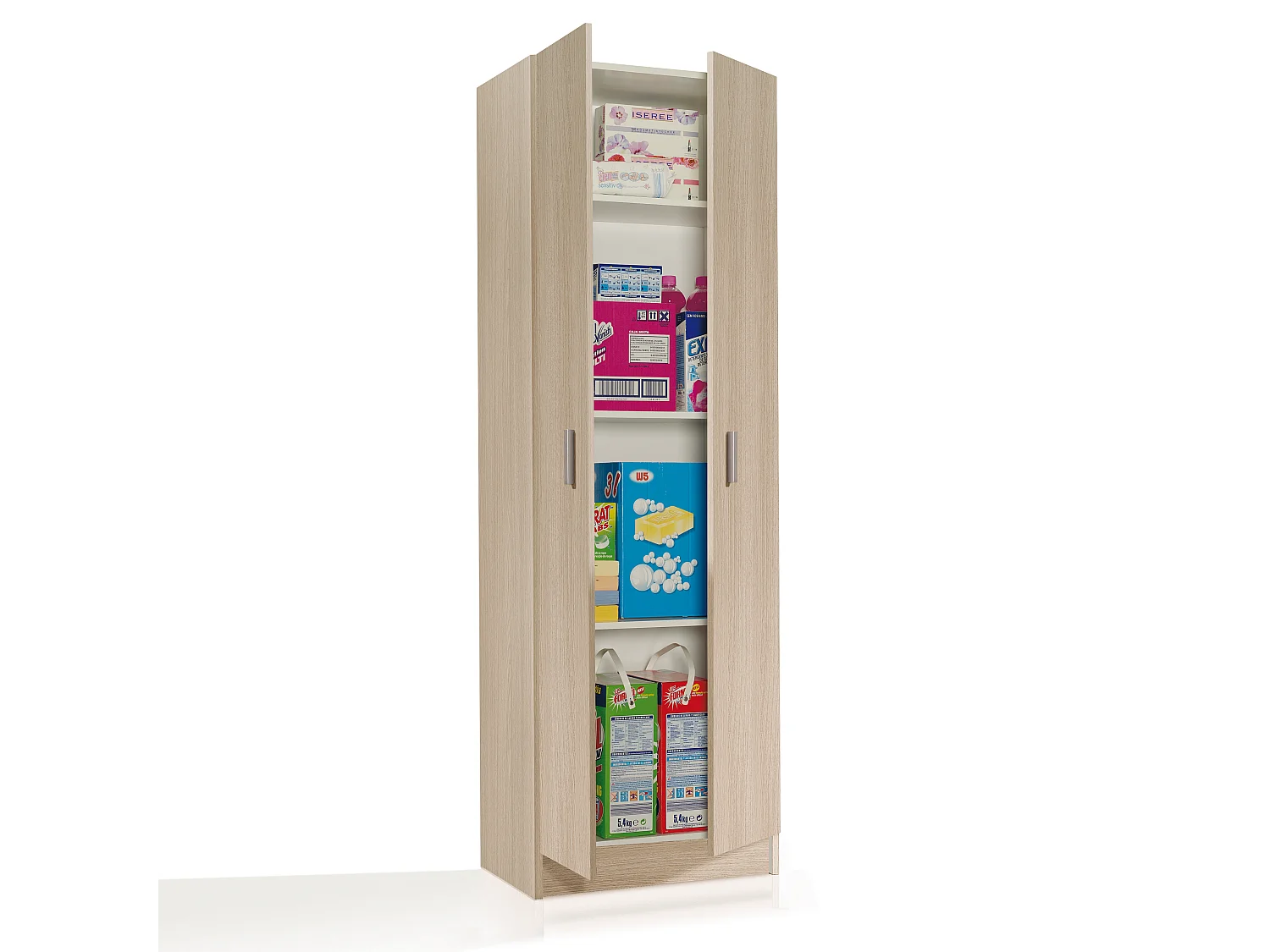 Armario multiusos 2 puertas - Roble