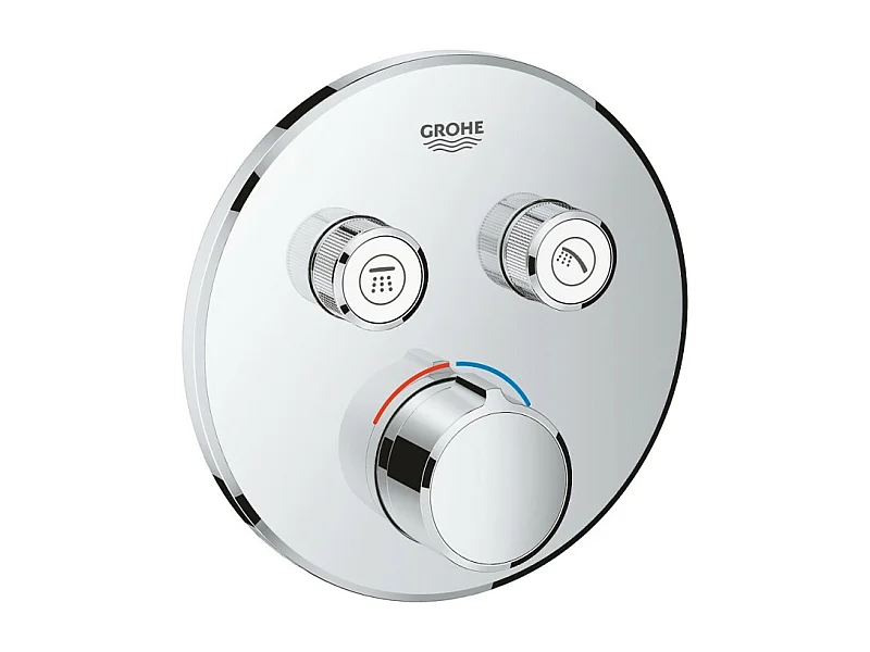 GROHE - Mitigeur encastré 2 sorties Grohe SmartControl