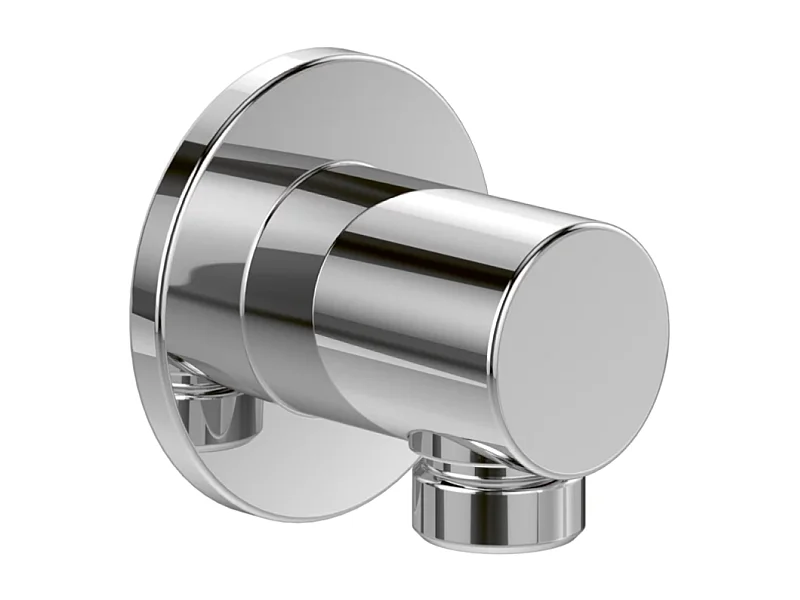 Coude de raccordement mural VILLEROY ET BOCH Universal rond Chrome