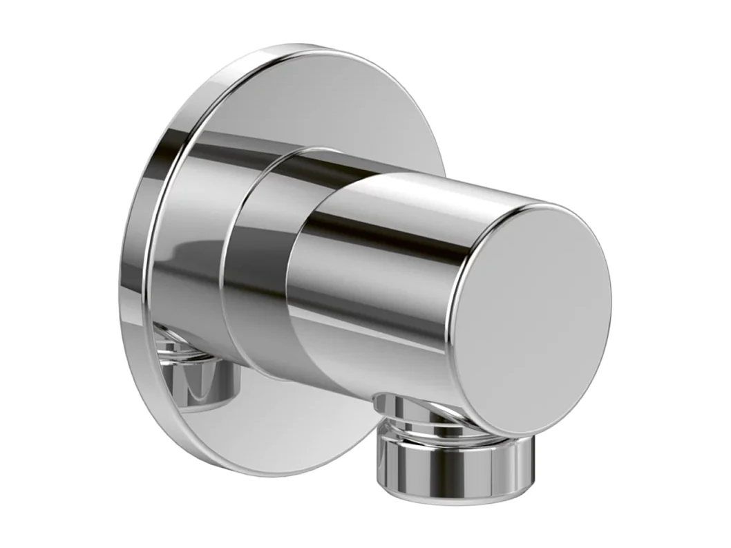 Coude de raccordement mural VILLEROY ET BOCH Universal rond Chrome
