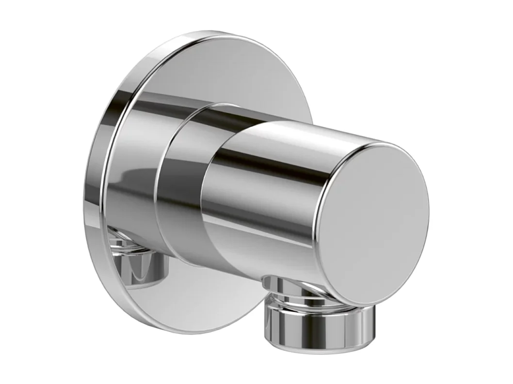 Coude de raccordement mural VILLEROY ET BOCH Universal rond Chrome