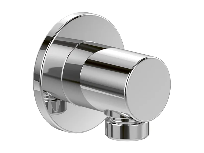 Coude de raccordement mural VILLEROY ET BOCH Universal rond Chrome