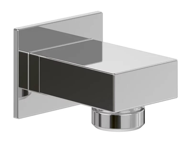 Coude de raccordement mural VILLEROY ET BOCH Universal rectangle Chrome