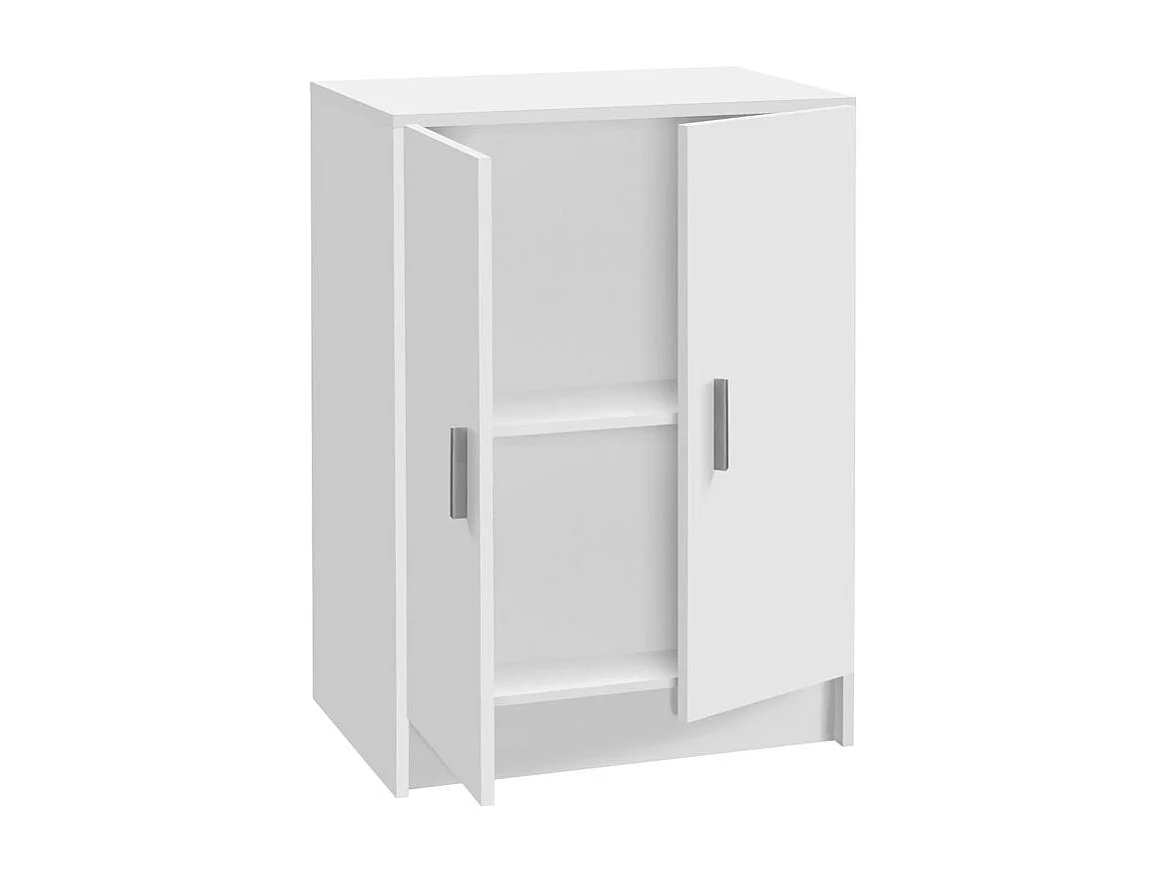 Armário Use Wardrobe - Branco com 2 portas e prateleira ajustável em altura
