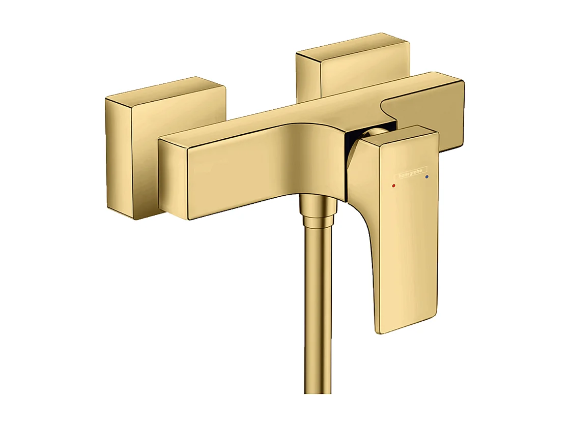 HANSGROHE Metropol mezclador de ducha mecánico aspecto dorado pulido