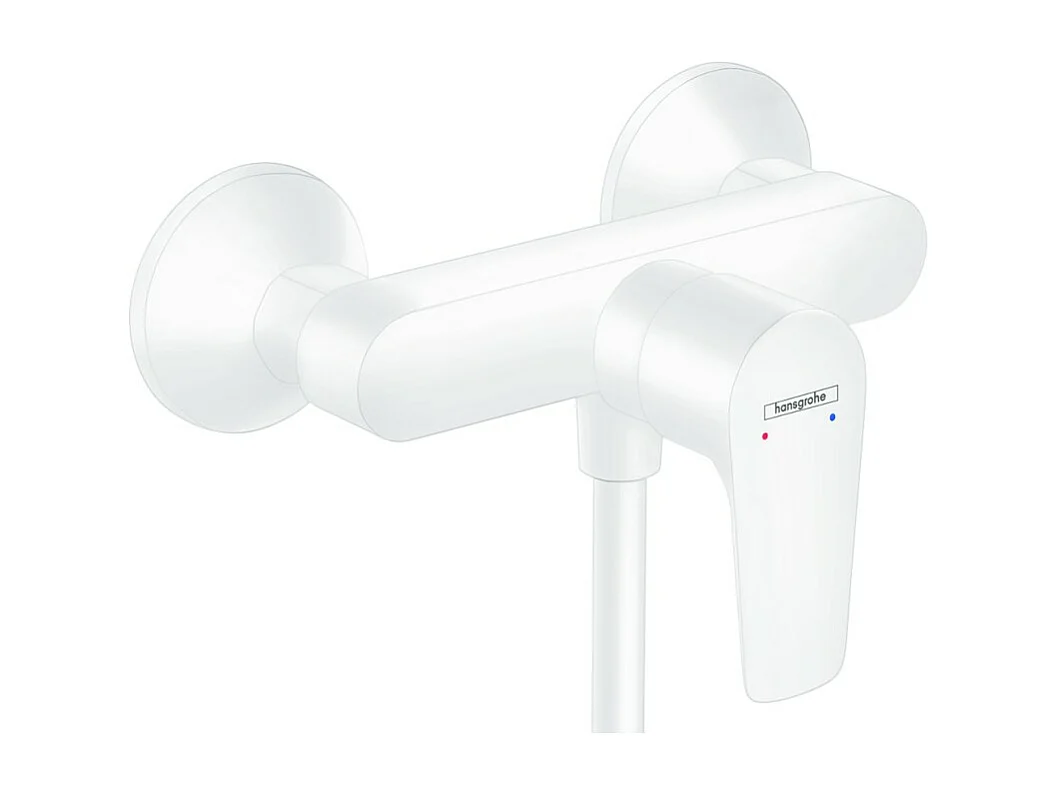 Mitigeur douche mécanique HANSGROHE Talis E blanc mat