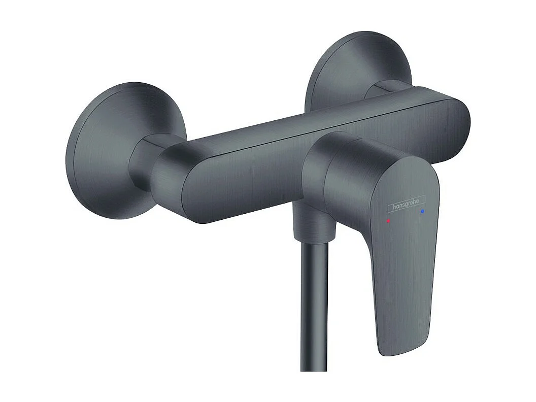 Mitigeur douche mécanique HANSGROHE Talis E noir chromé brossé