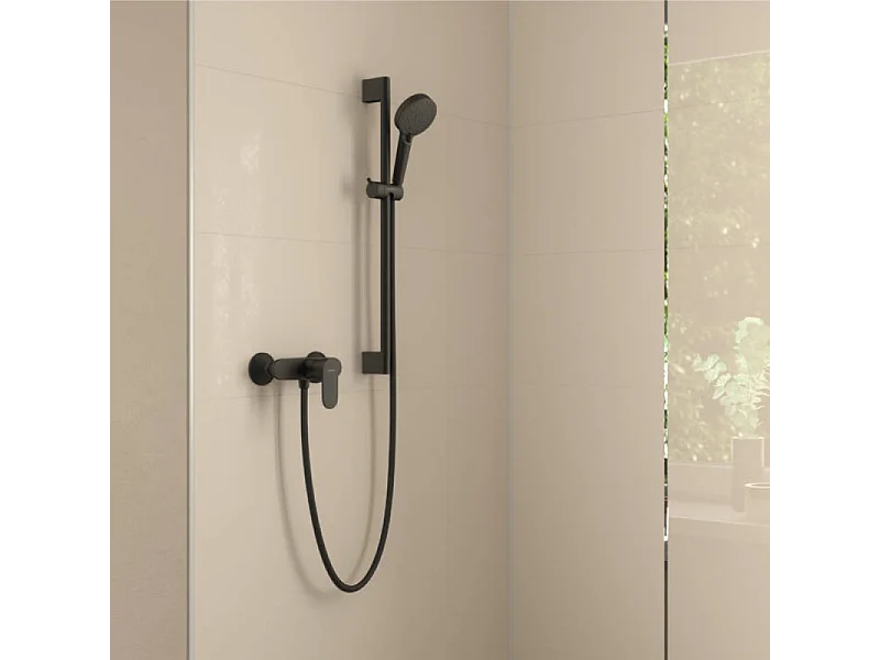 HANSGROHE Vernis Blend mezclador de ducha mecánico negro mate
