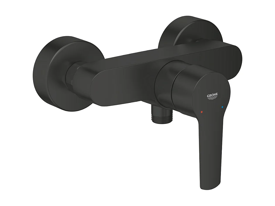 Mitigeur de douche mécanique  GROHE Start noir mat + nettoyant