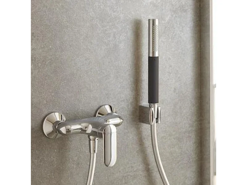 Mitigeur douche JACOB DELAFON Kumin, mécanique et mural, Chrome