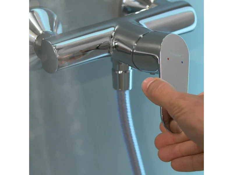 Mitigeur douche mécanique HANSGROHE Focus chromé + nettoyant Briochin