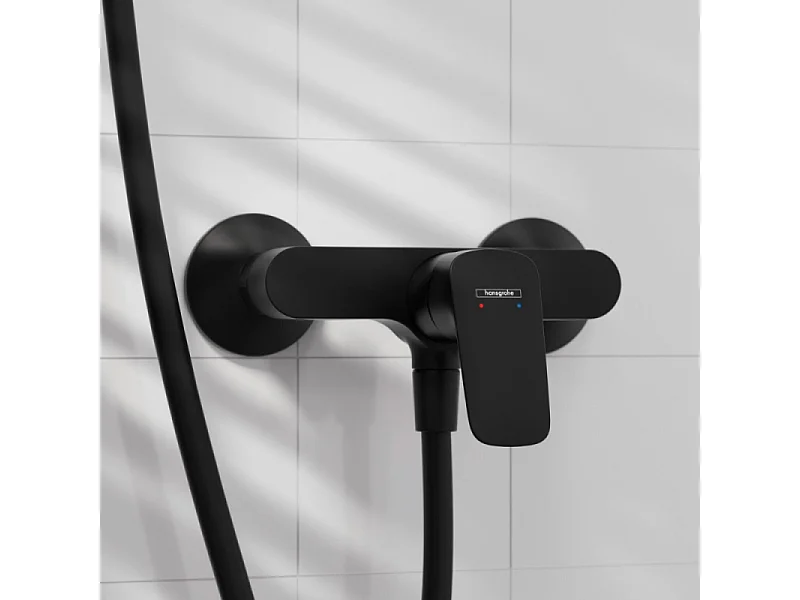 Mitigeur douche mécanique HANSGROHE Logis noir mat