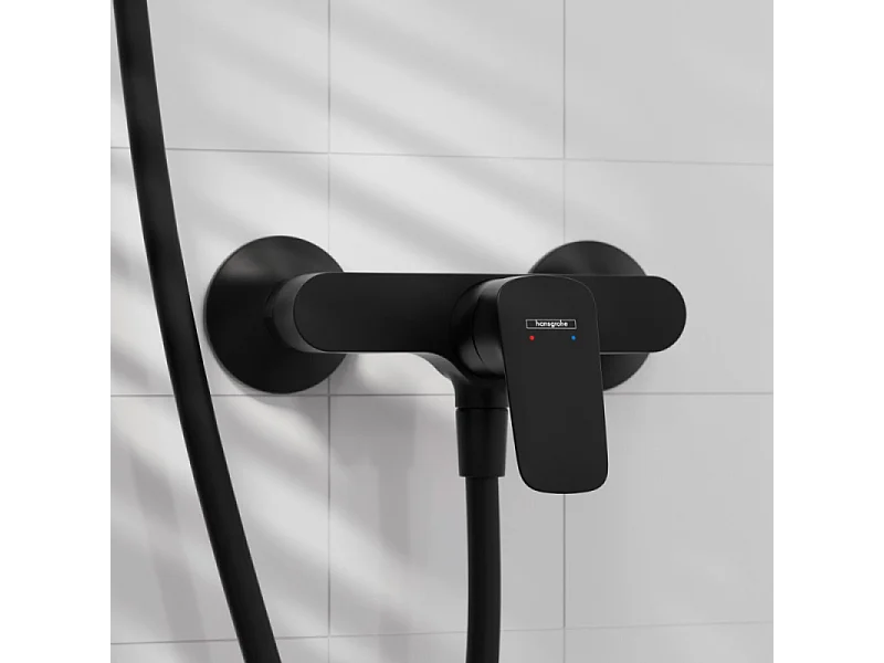 Mitigeur douche mécanique HANSGROHE Logis noir mat