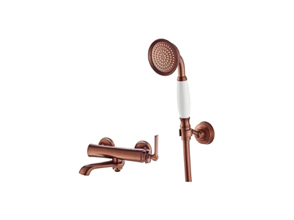 Mitigeur bain douche avec pommeau de douche et support Paini Lady's Auburn
