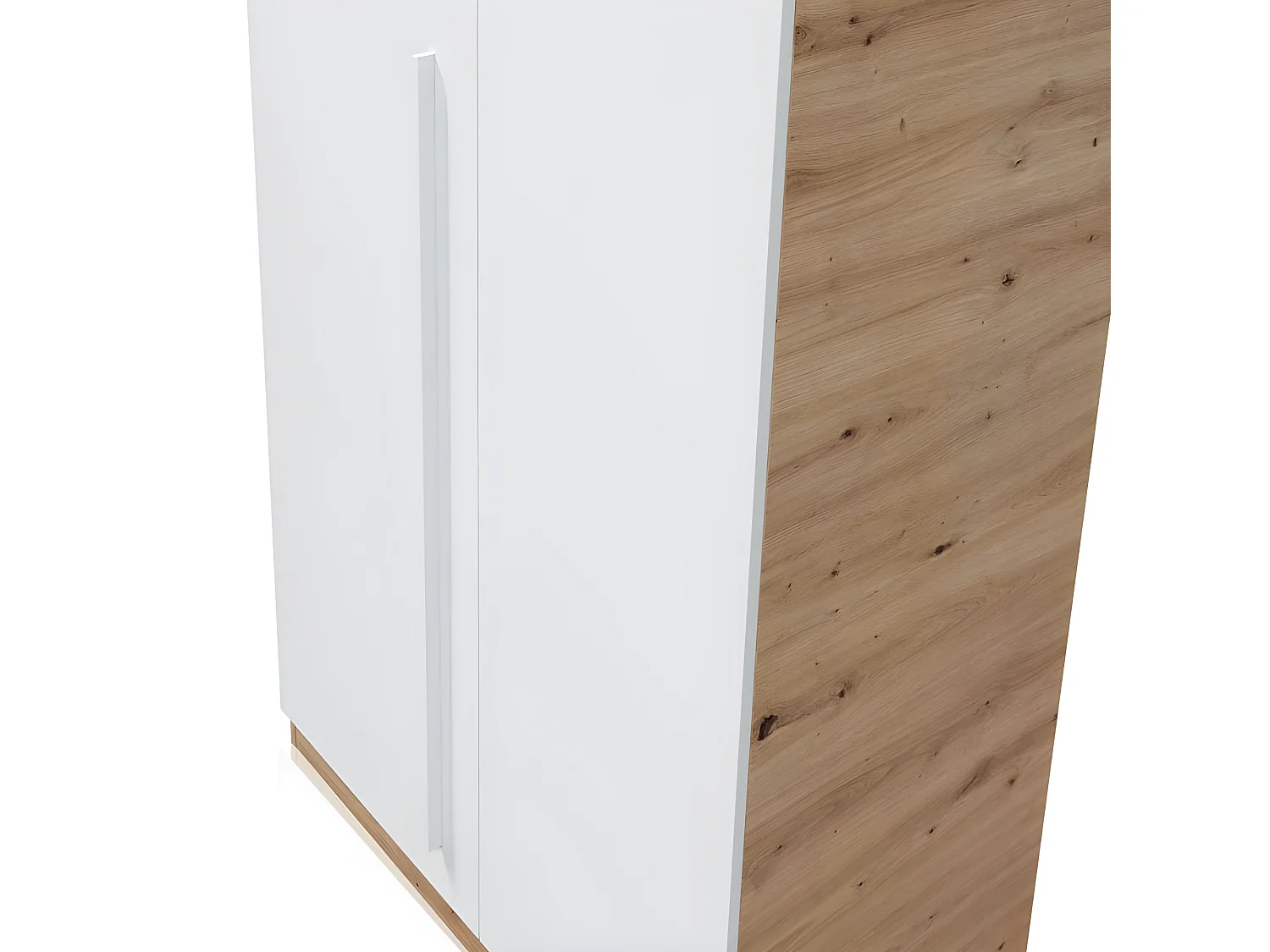 Roupeiro Noa Blanco Artik (Blanco Mate) - Roble Nodi