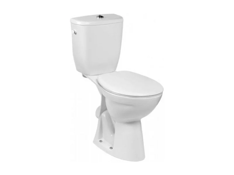 WC à poser sortie horizontale JACOB DELAFON Brive surélevé (PMR) + réservoir + abattant