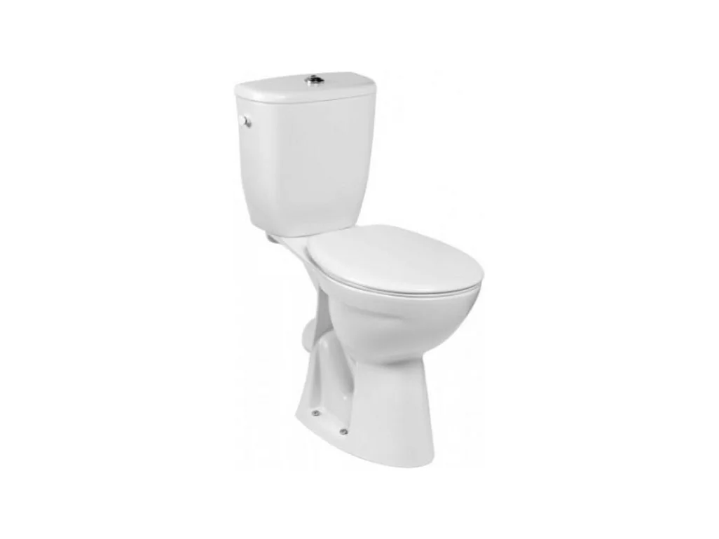 WC à poser sortie horizontale JACOB DELAFON Brive surélevé (PMR) + réservoir + abattant