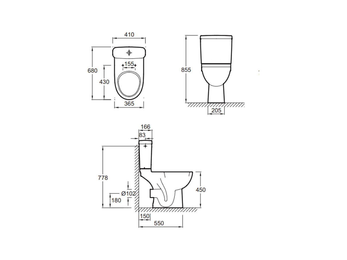 WC à poser PMR JACOB DELAFON Odéon up + abattant