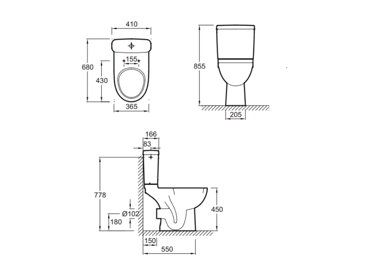 WC à poser PMR JACOB DELAFON Odéon up + abattant