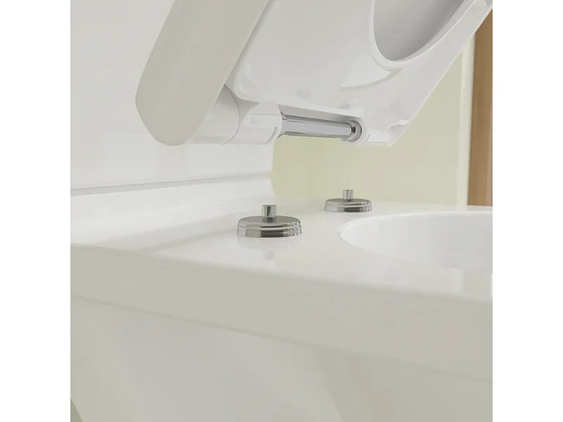 WC à poser PMR sans bride VILLEROY ET BOCH O.novo avec abattant