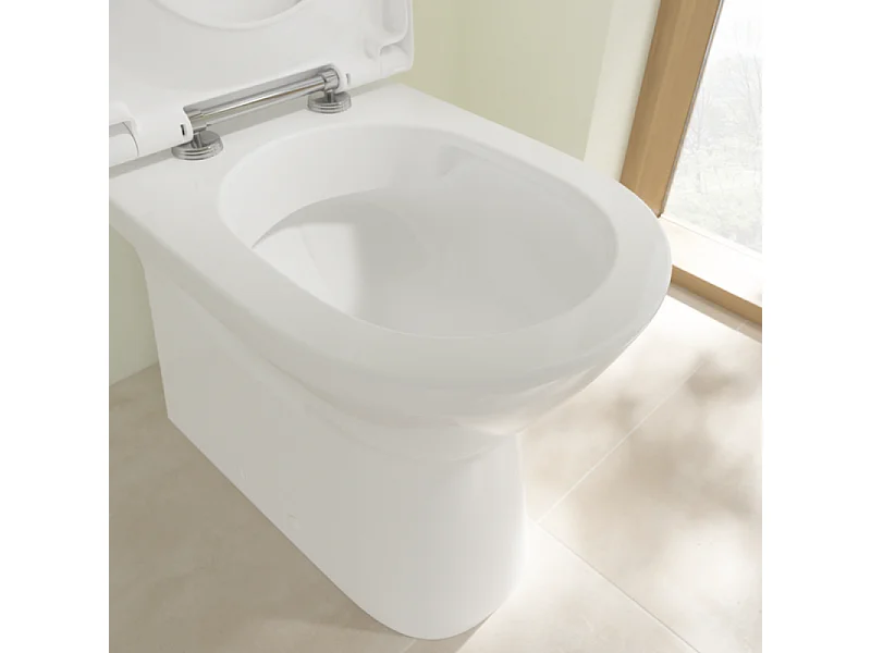 WC à poser PMR sans bride VILLEROY ET BOCH O.novo avec abattant