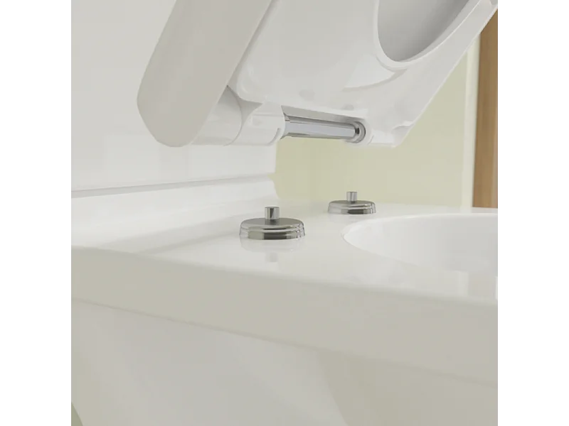 WC à poser PMR sans bride VILLEROY ET BOCH O.novo avec abattant