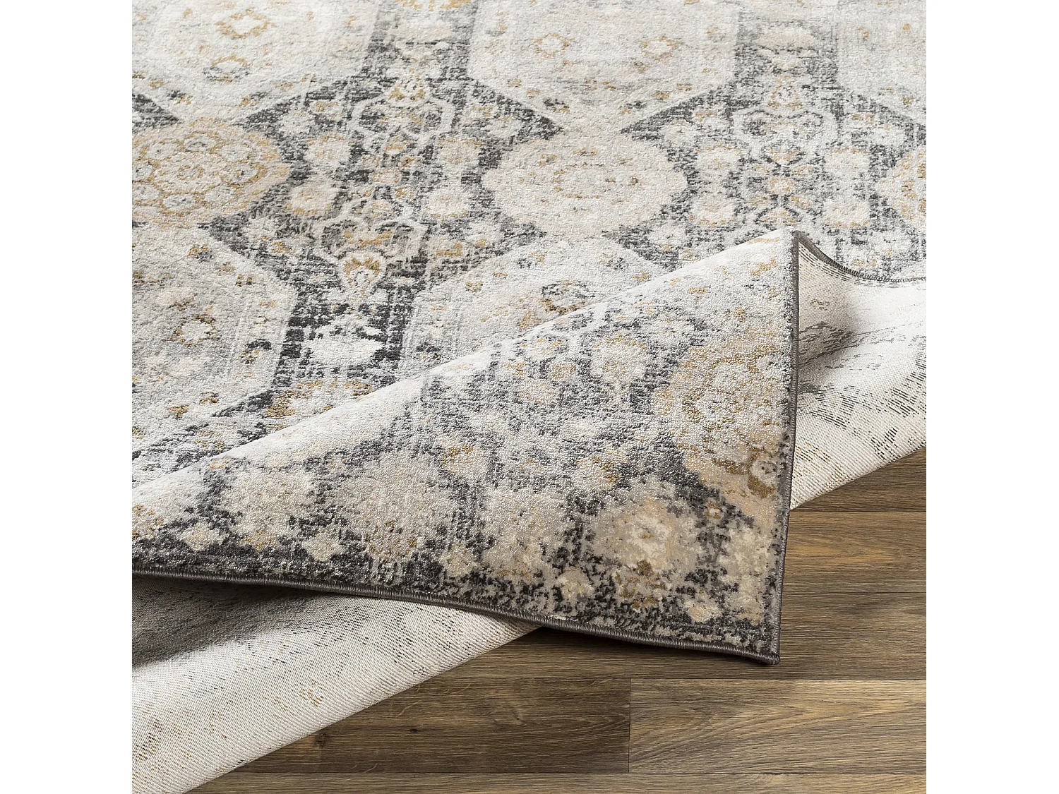 Tapis Vintage Oriental - Noir/Beige - 160x220cm - LOTUS
