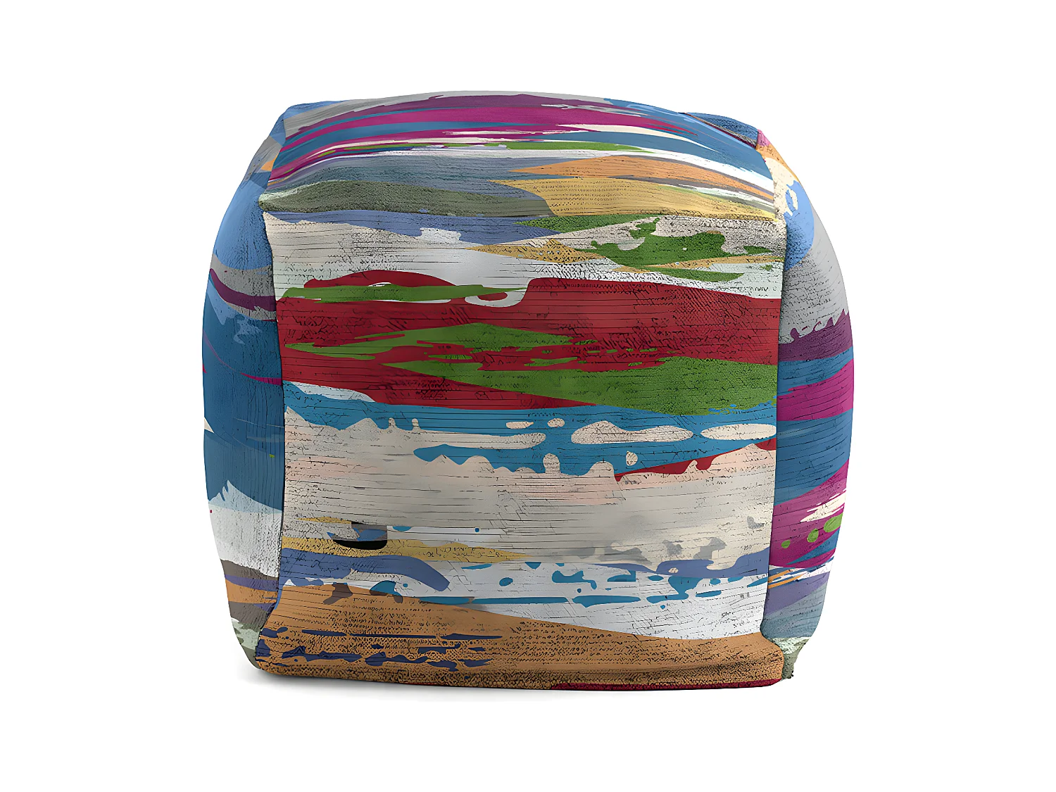 Pouf amovible en coton SERRA 50x50x50 cm