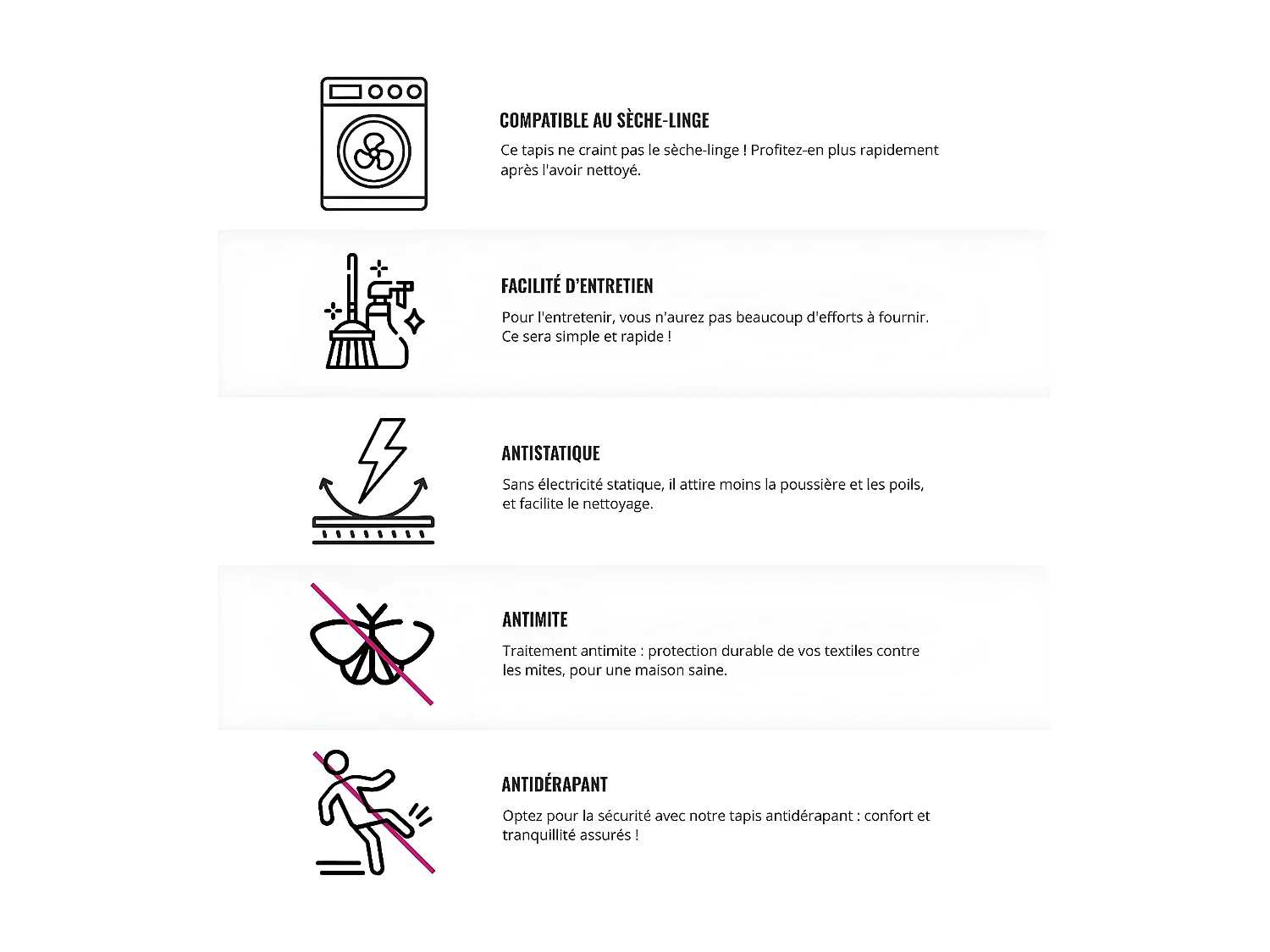 Tapis de salon NAF NAF KAOS 200x290 cm