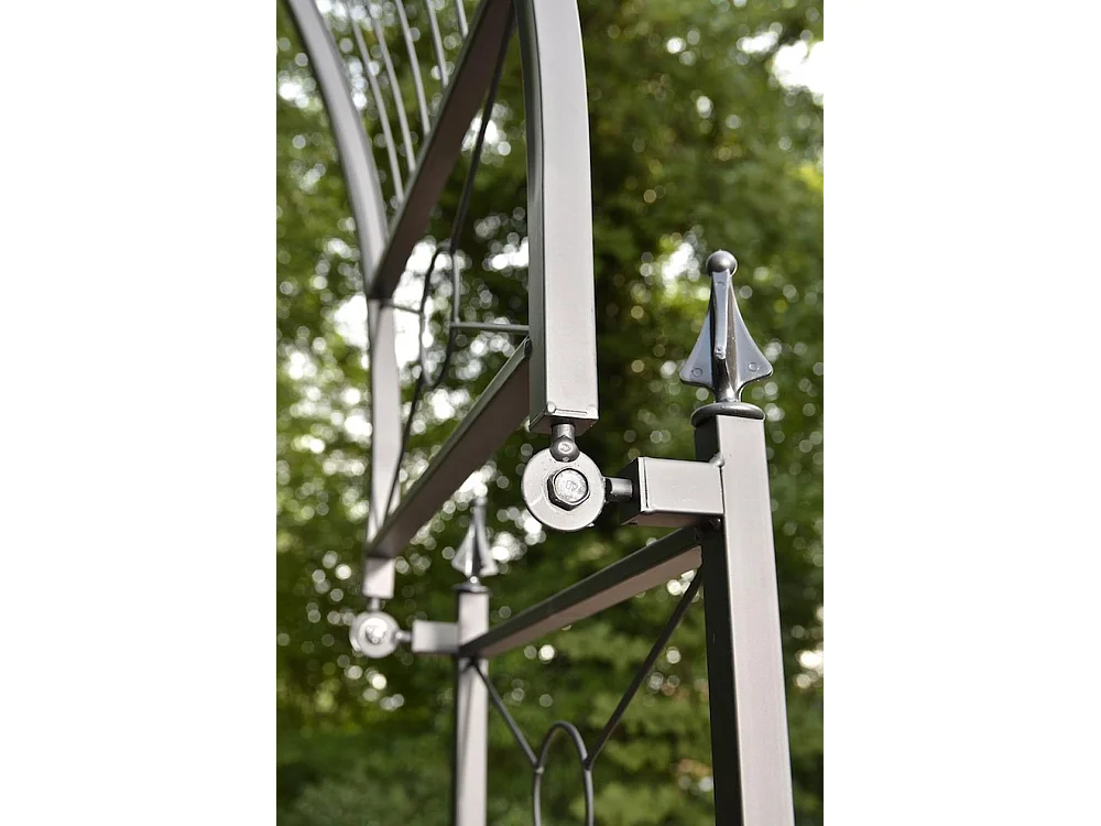 Arche à rosiers - Métal & Métal - Noir - Flexi