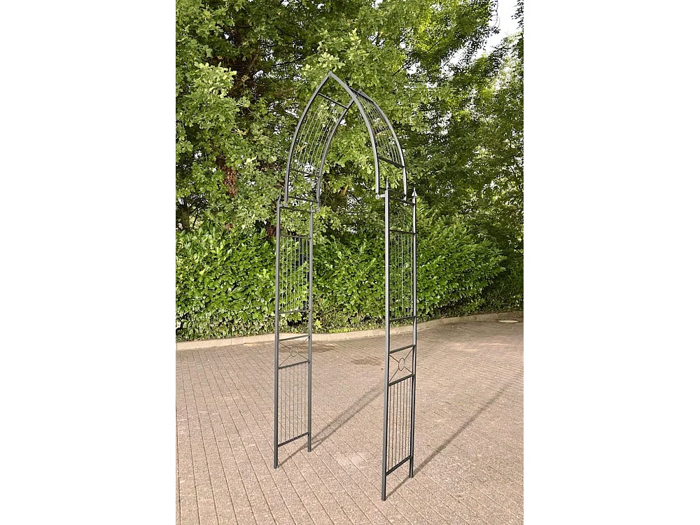 Arche à rosiers - Métal & Métal - Noir - Flexi