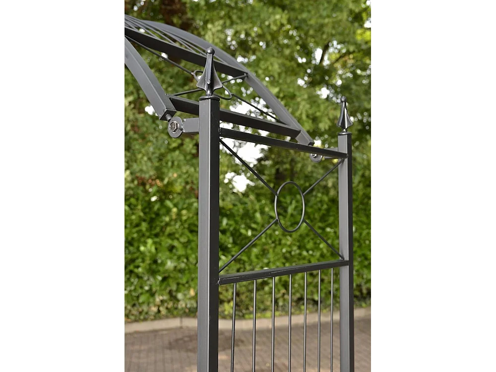 Arche à rosiers - Métal & Métal - Noir - Flexi