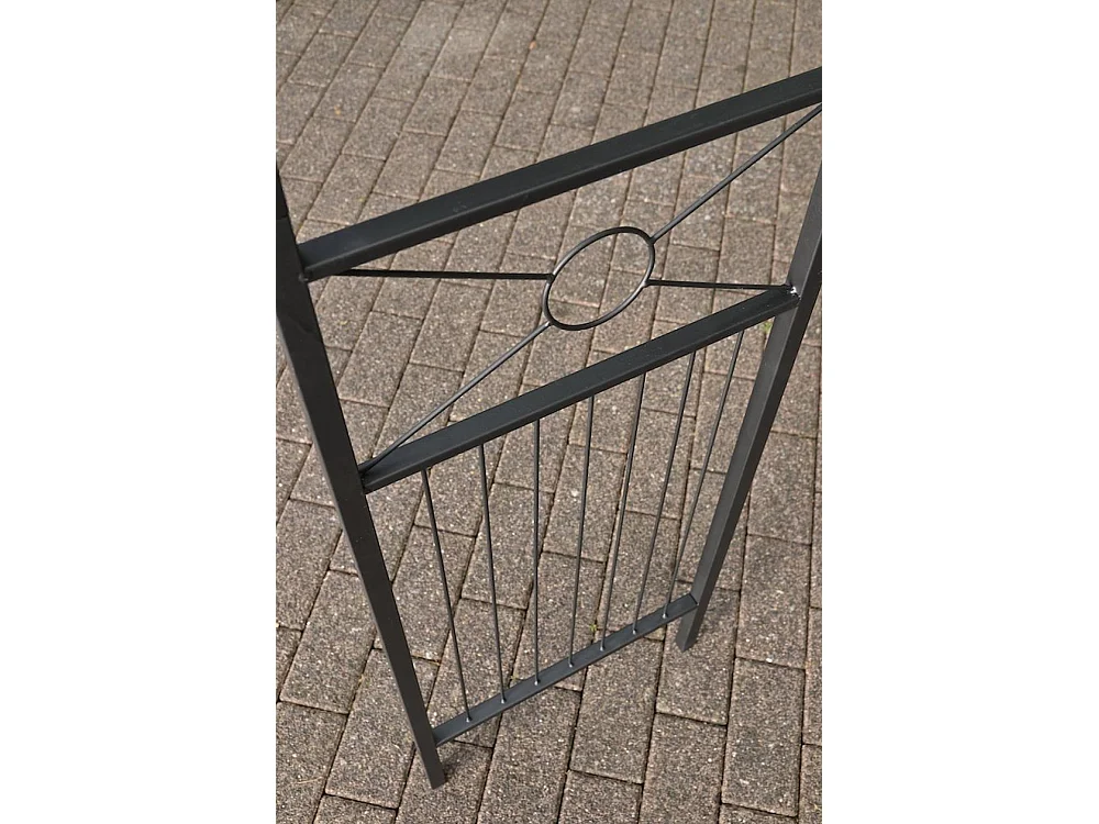 Arche à rosiers - Métal & Métal - Noir - Flexi