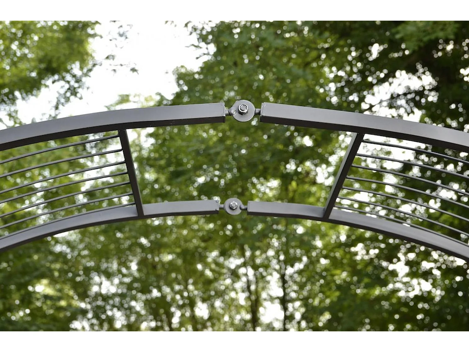 Arche à rosiers - Métal & Métal - Noir - Flexi