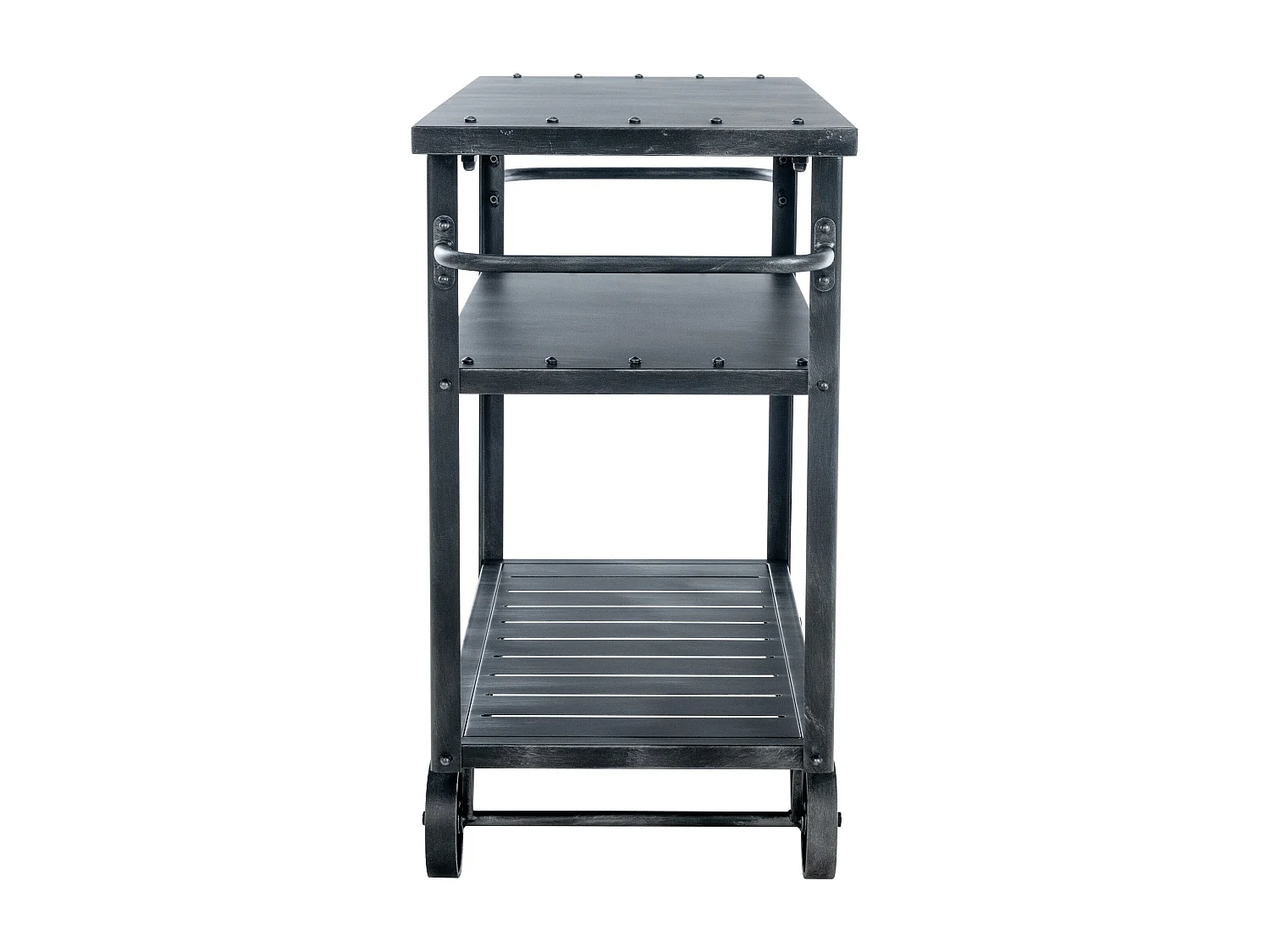 Servierwagen - Metall & Metall - antik silber - Spring