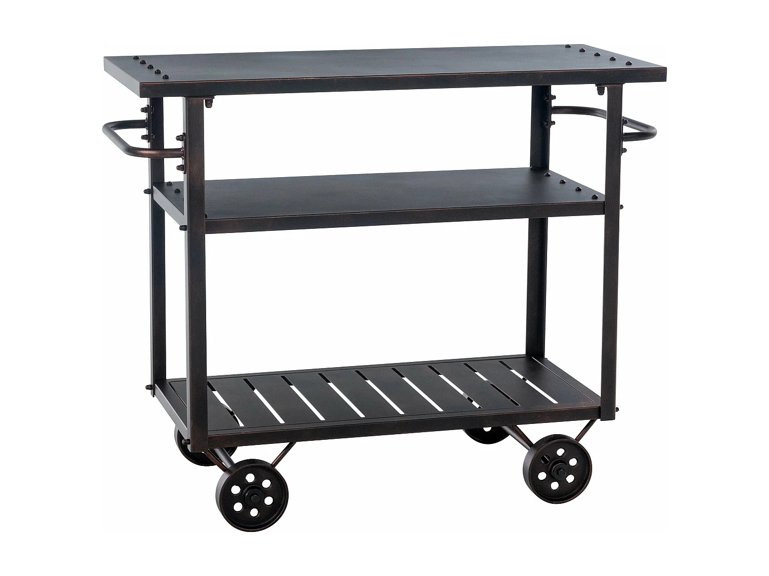 Serveerwagen - Metalen & Metaal - bronzen - Spring