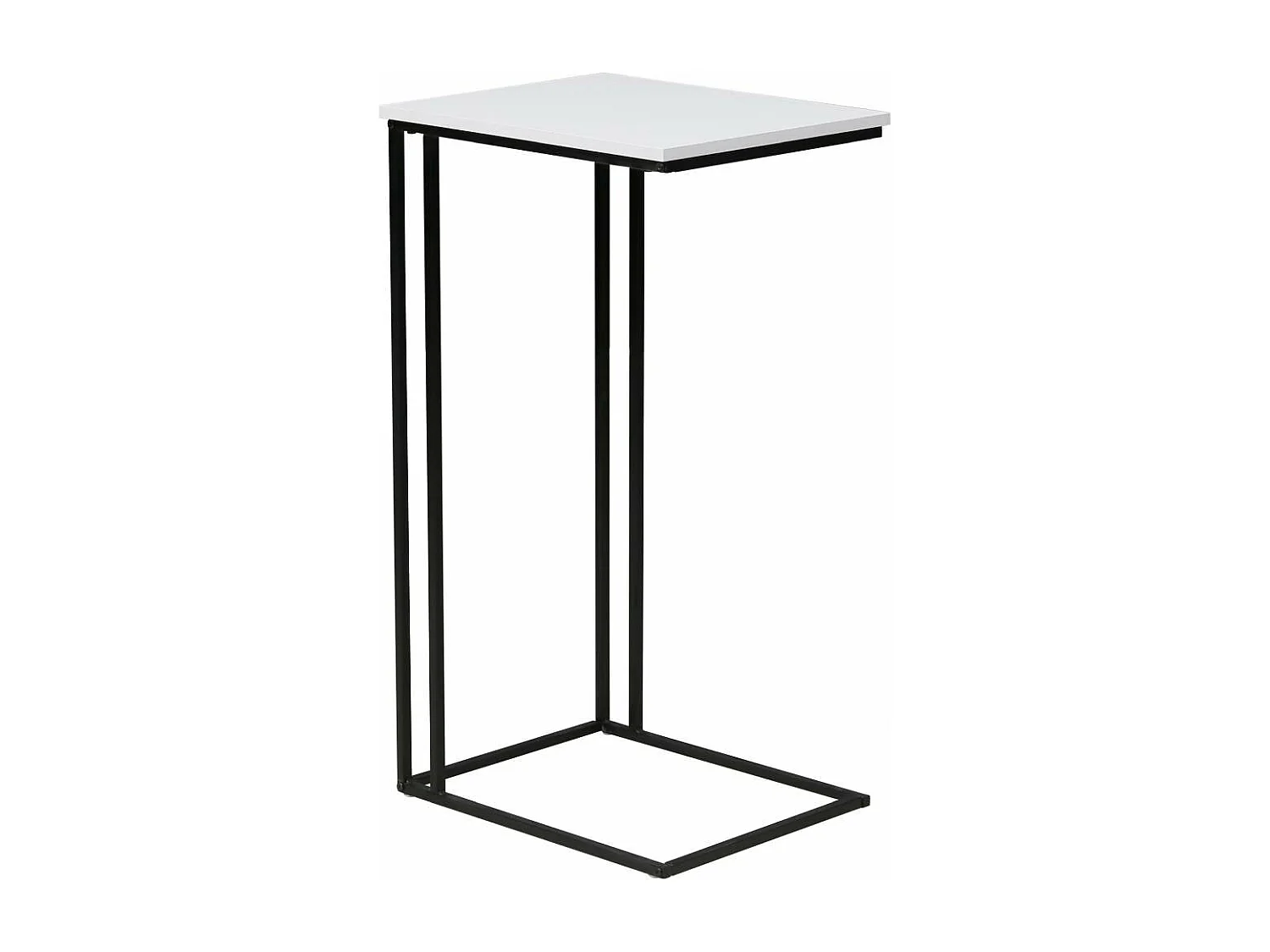Strike table basse table d'angle blanc.