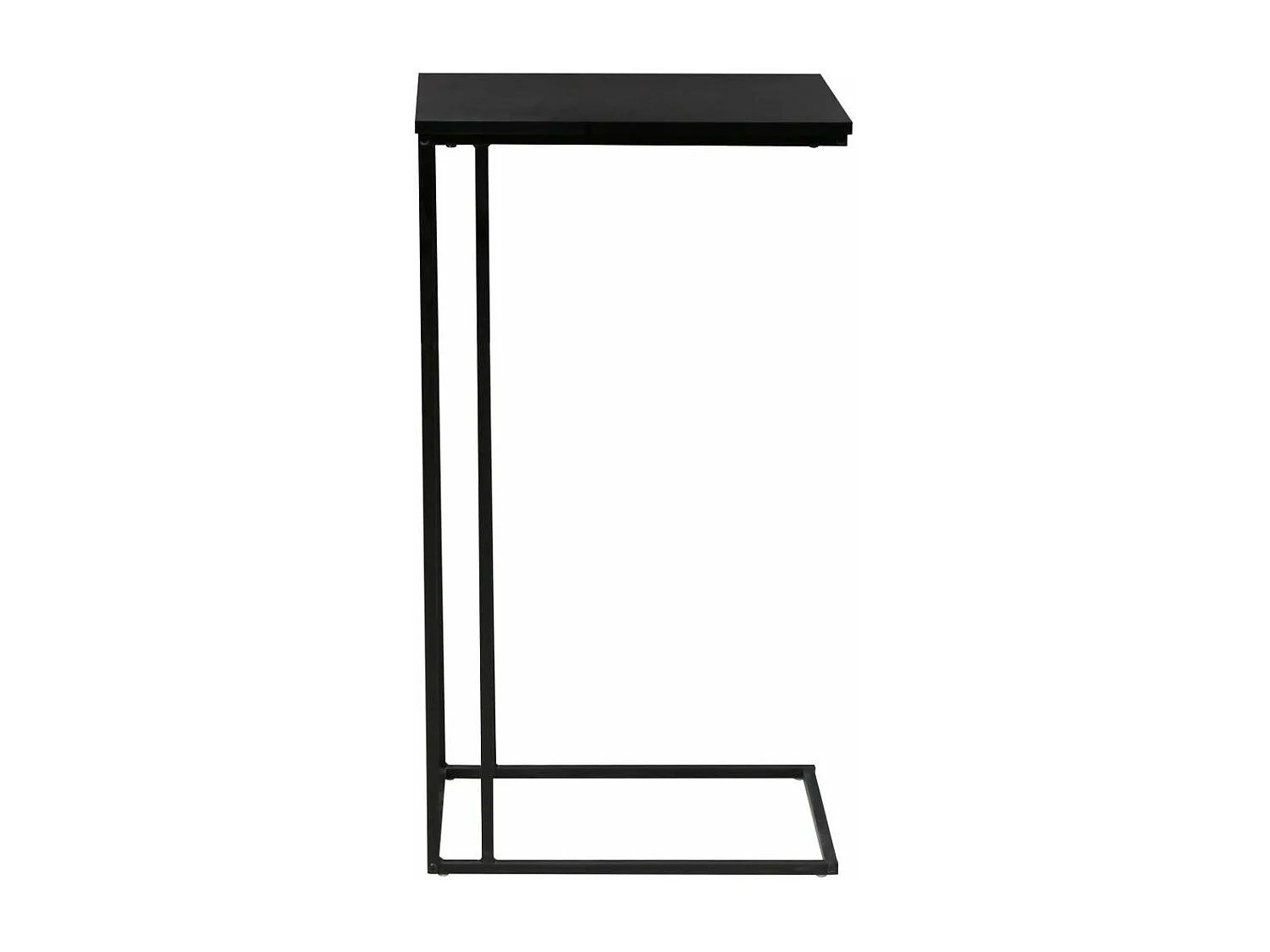 Strike table basse table d'angle noir.