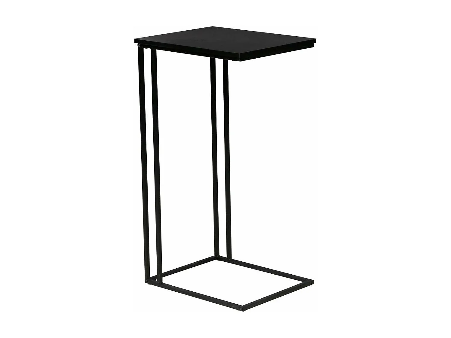 Strike table basse table d'angle noir.