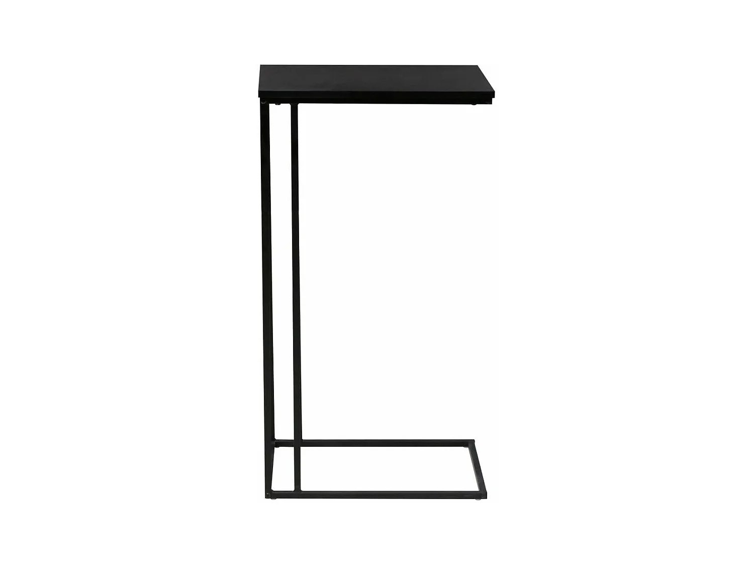 Strike table basse table d'angle noir.