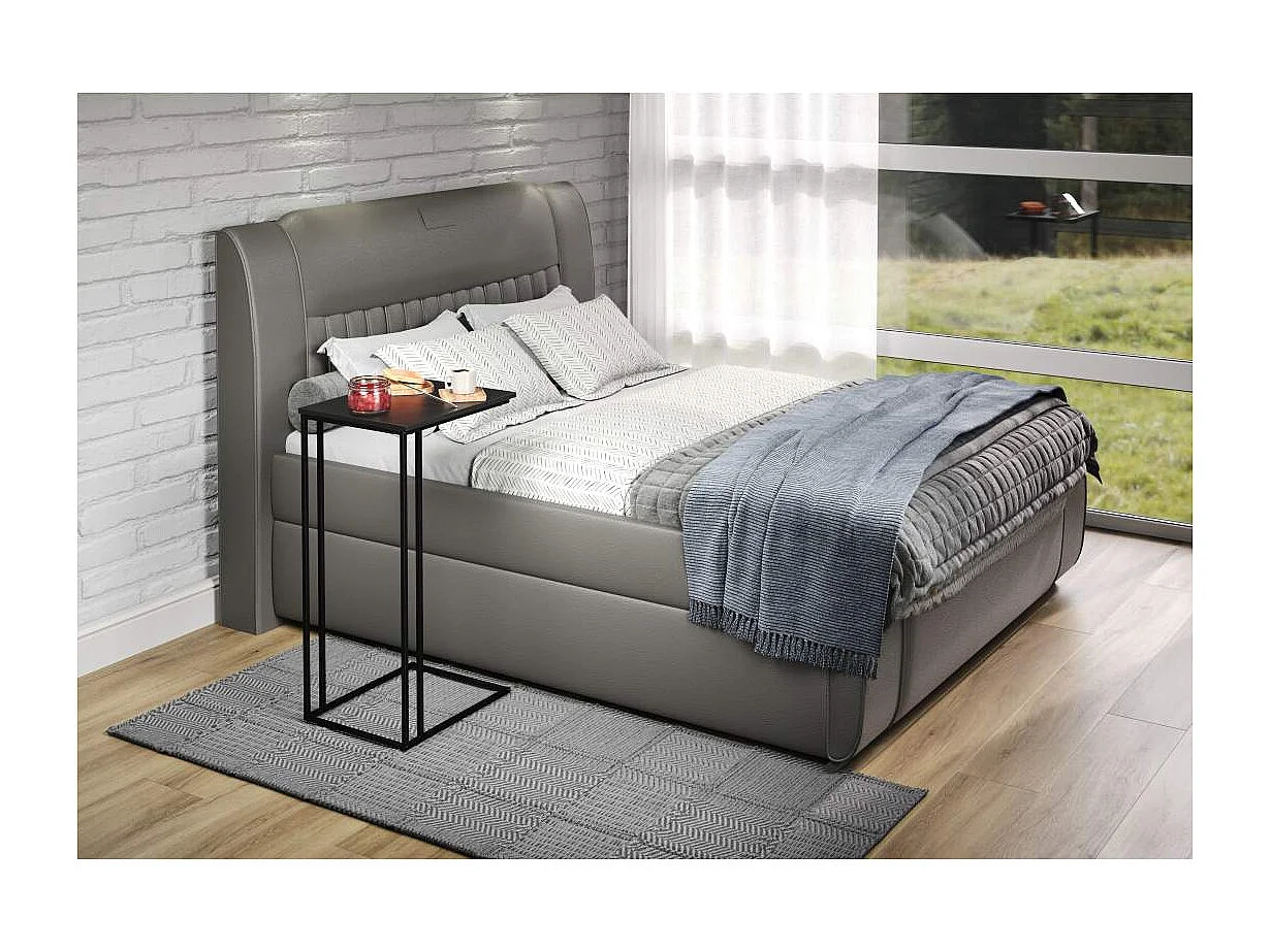 Tavolino da caffè Strike, tavolo angolare nero.