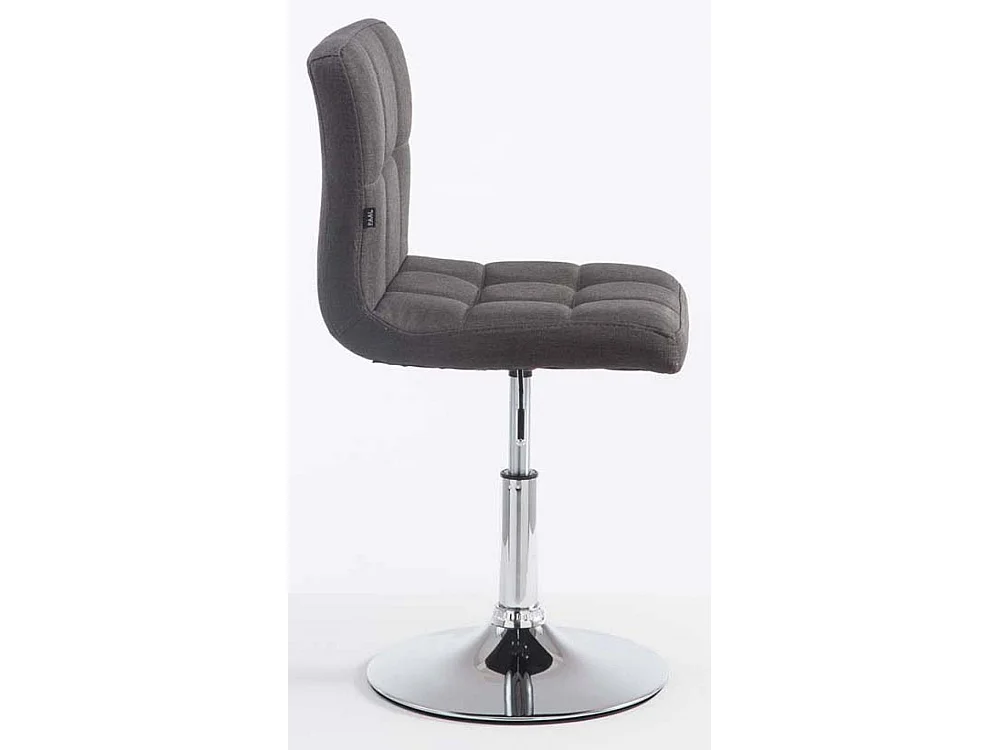 Lot de 2  Fauteuil pivotant - Tissu & Antique clair - Gris foncé - Palma V2