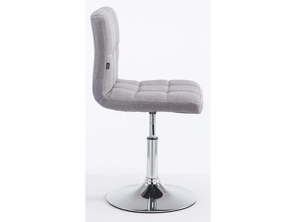 Lot de 2  Fauteuil pivotant - Tissu & Antique clair - Gris - Palma V2