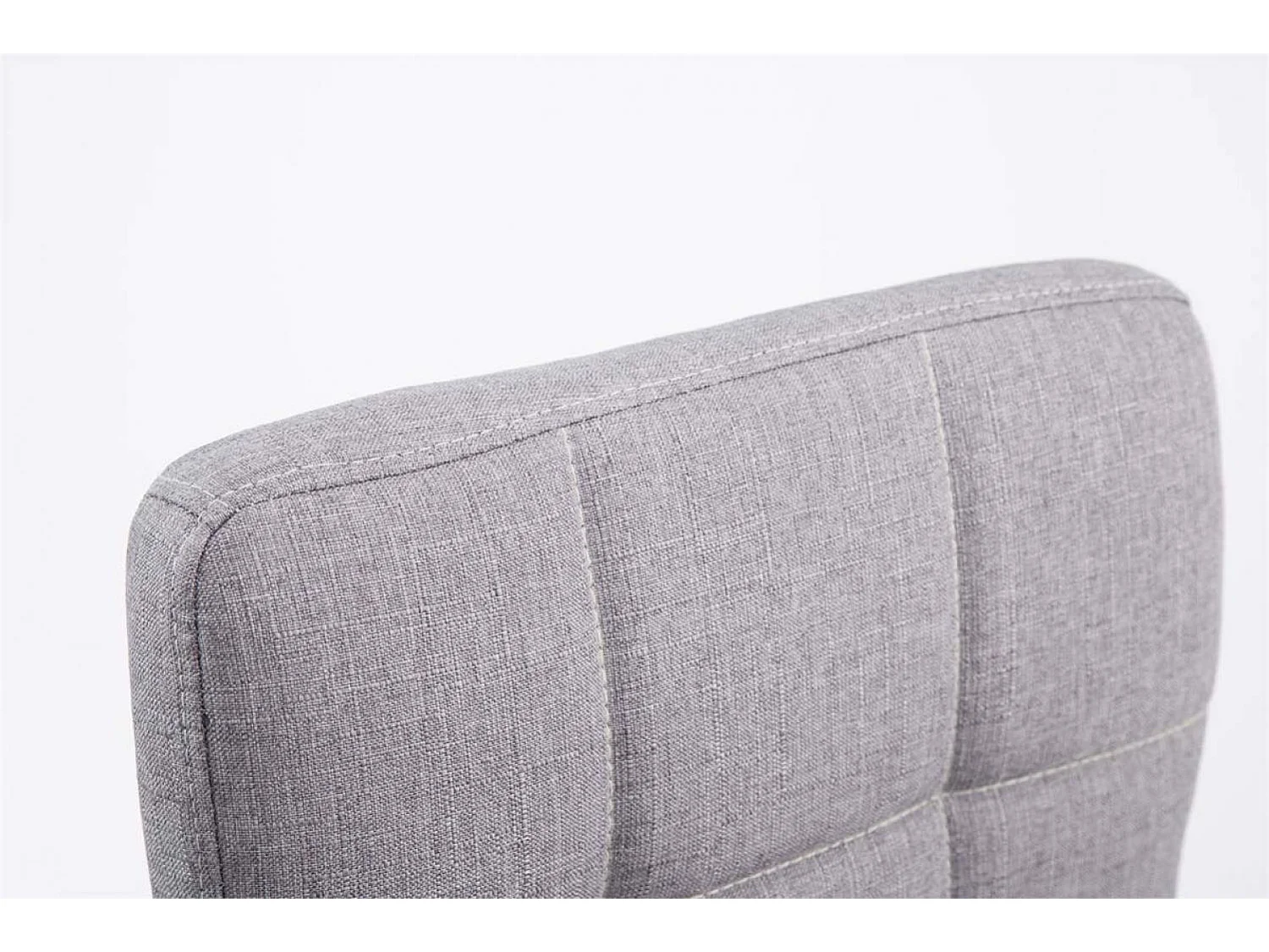 Lot de 2  Fauteuil pivotant - Tissu & Antique clair - Gris - Palma V2