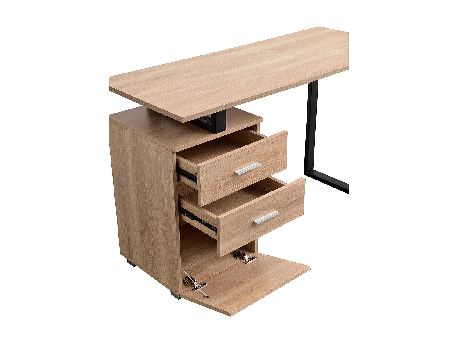 table de bureau - Bois - 120 x 50 x 75cm - Nature - Stockton