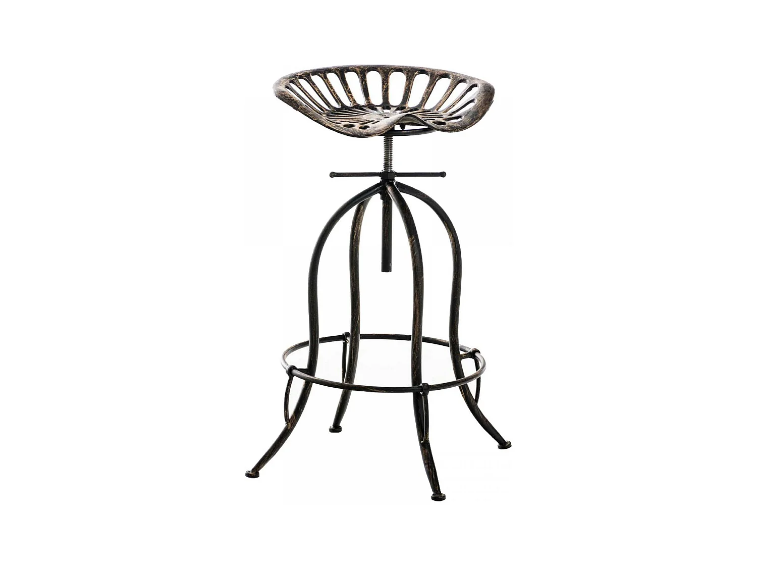 Tabouret de bar - Métal & Acier inoxydable - Bronze - MIMOSA