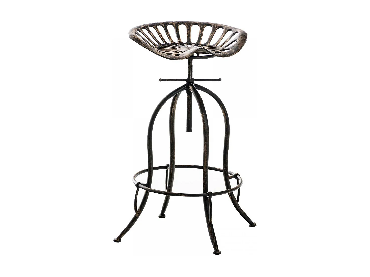 Tabouret de bar - Métal & Acier inoxydable - Bronze - MIMOSA