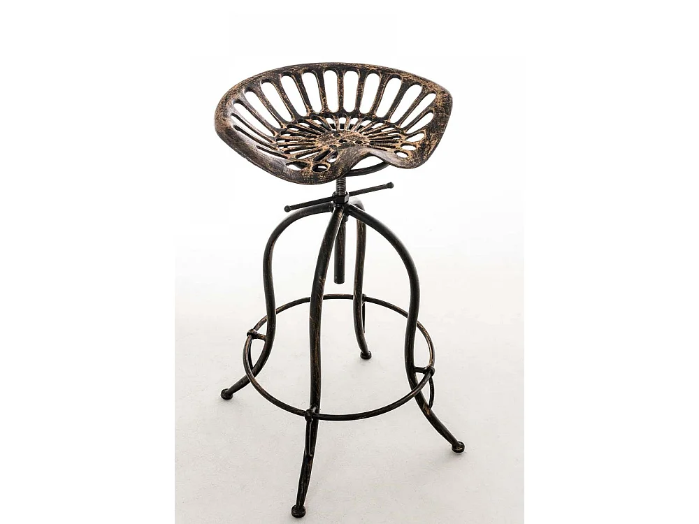 Tabouret de bar - Métal & Acier inoxydable - Bronze - MIMOSA