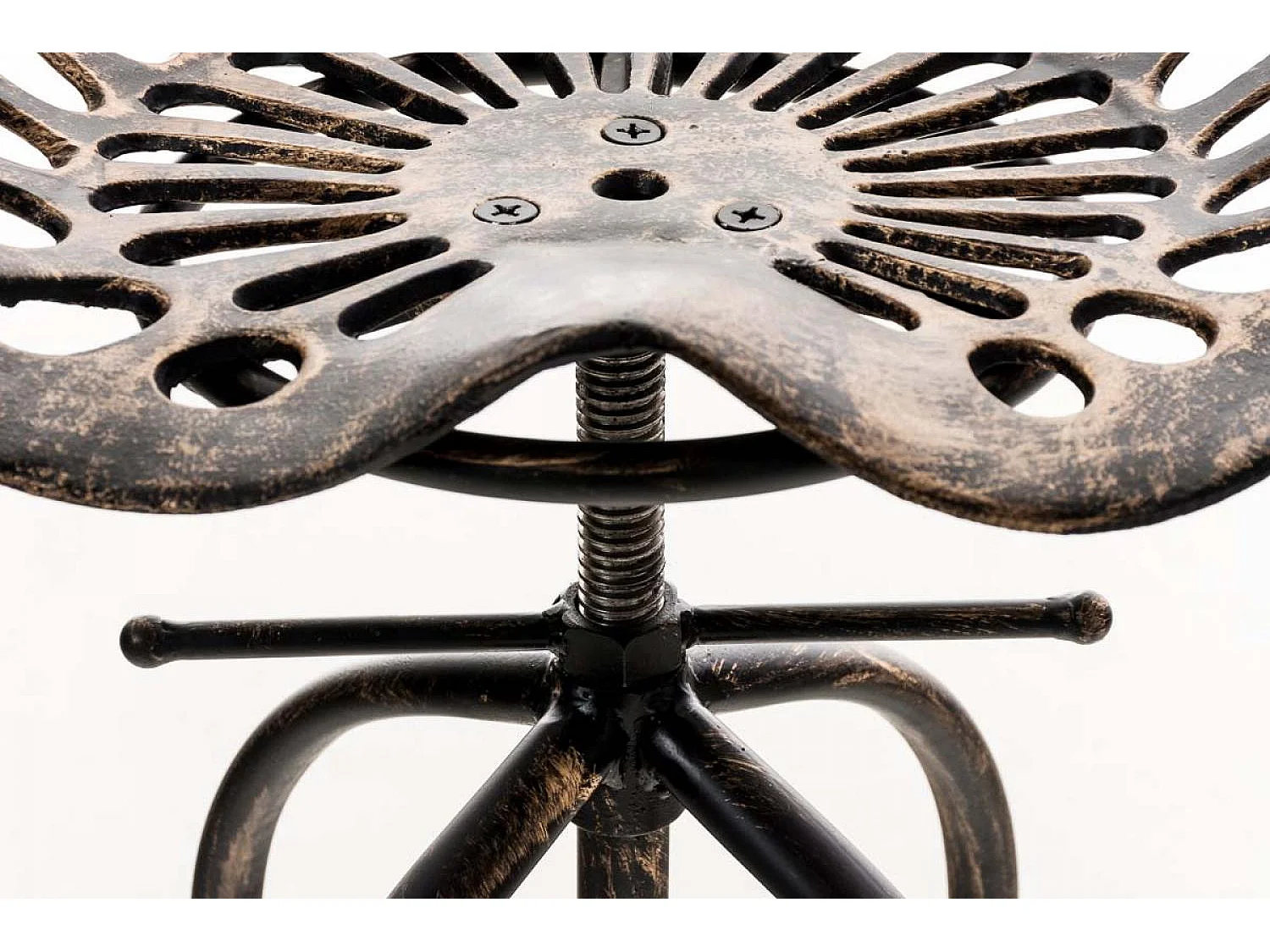 Tabouret de bar - Métal & Acier inoxydable - Bronze - MIMOSA